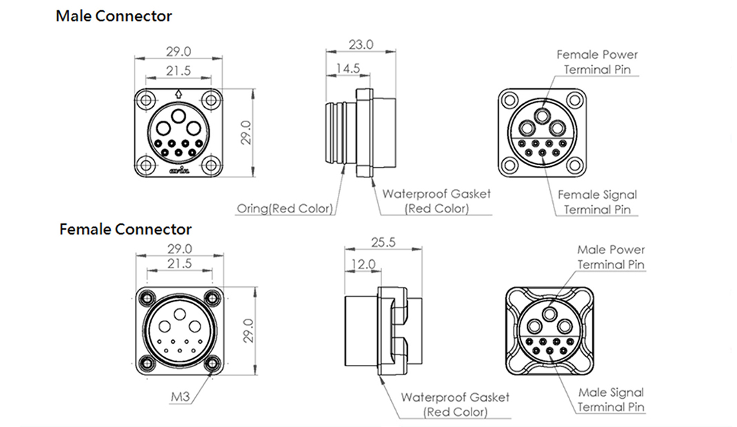 C2 IP68/IP66 Waterproof Connector & Wire Harness Assy | AVIN Manufacturer